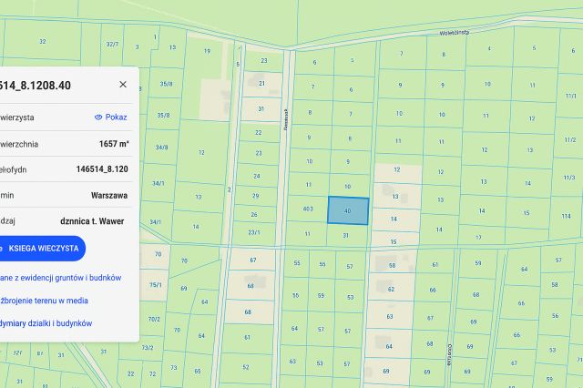 Działka leśna Warszawa Wawer, ul. Liścienia. Zdjęcie 1