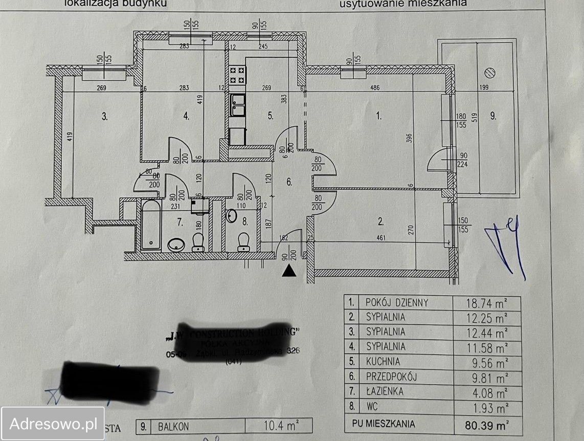 Mieszkanie 4-pokojowe Warszawa Tarchomin, ul. Milenijna. Zdjęcie 1