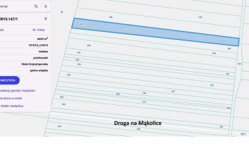 Działka rolna Kozierogi