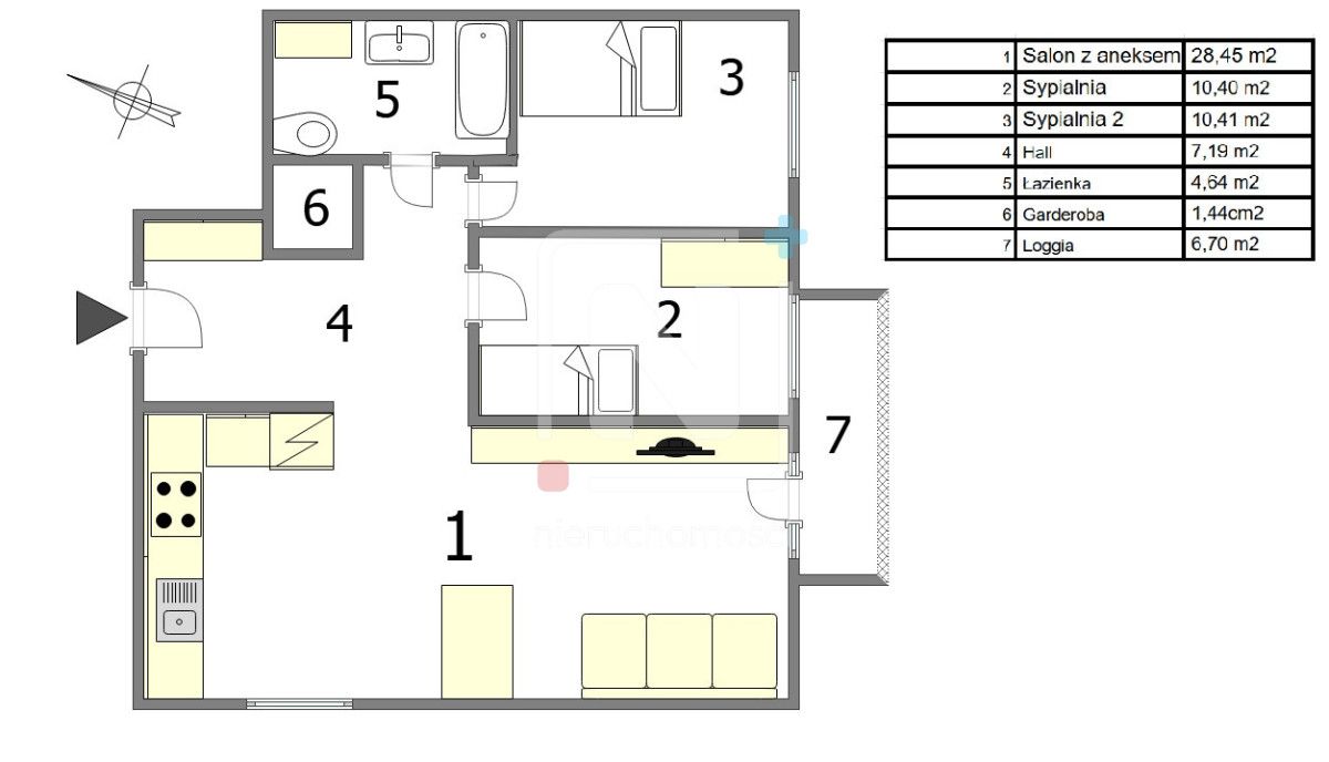 Mieszkanie 3-pokojowe Warszawa Bemowo, ul. Kopalniana. Zdjęcie 5