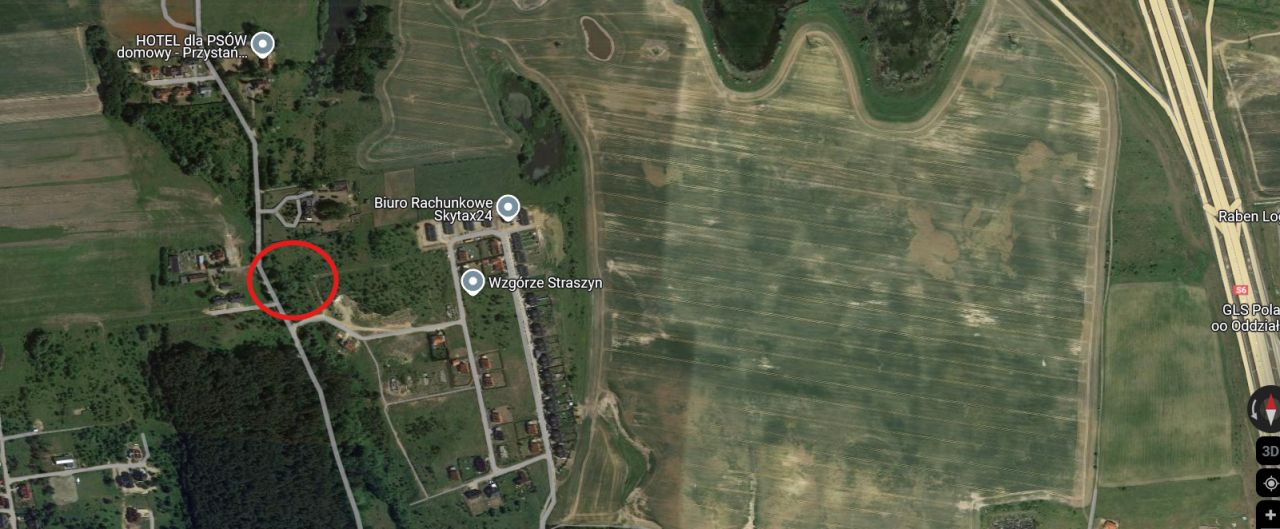 Działka budowlana Straszyn, ul. Poprzeczna. Zdjęcie 3