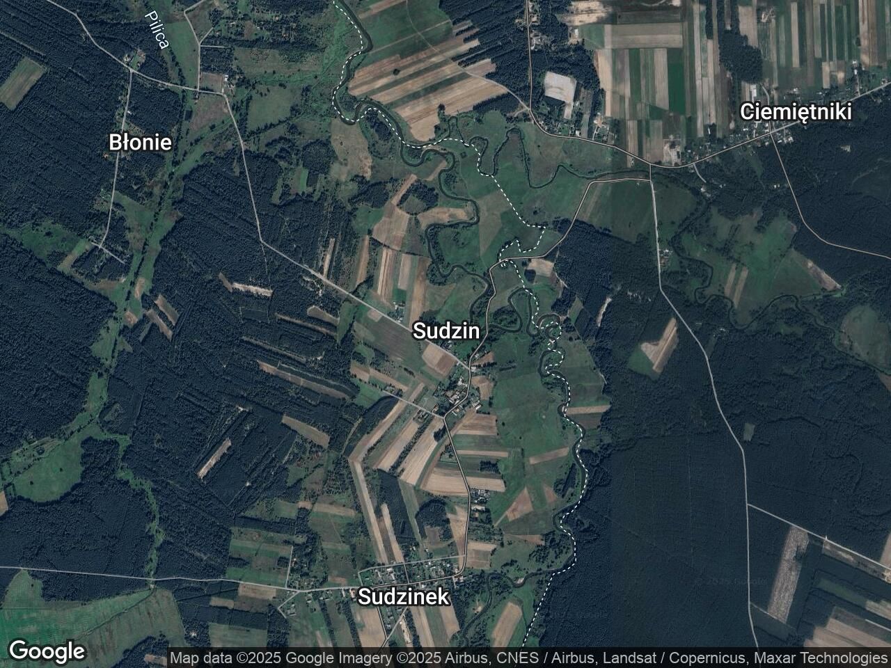 Działka leśna Sudzin