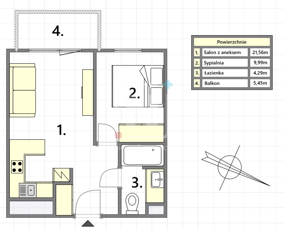 Mieszkanie 2-pokojowe Warszawa Ursus, ul. Herbu Oksza. Zdjęcie 10