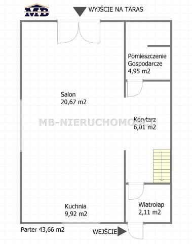 bliźniak, 3 pokoje Stary Dwór. Zdjęcie 14