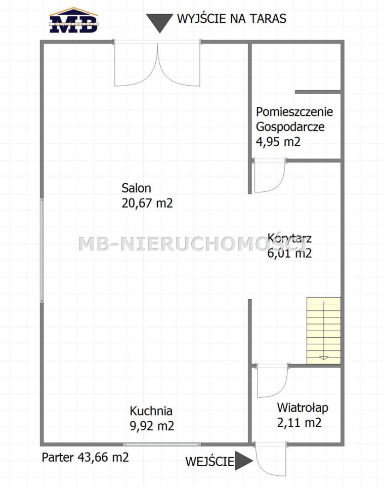 bliźniak, 3 pokoje Stary Dwór. Zdjęcie 14