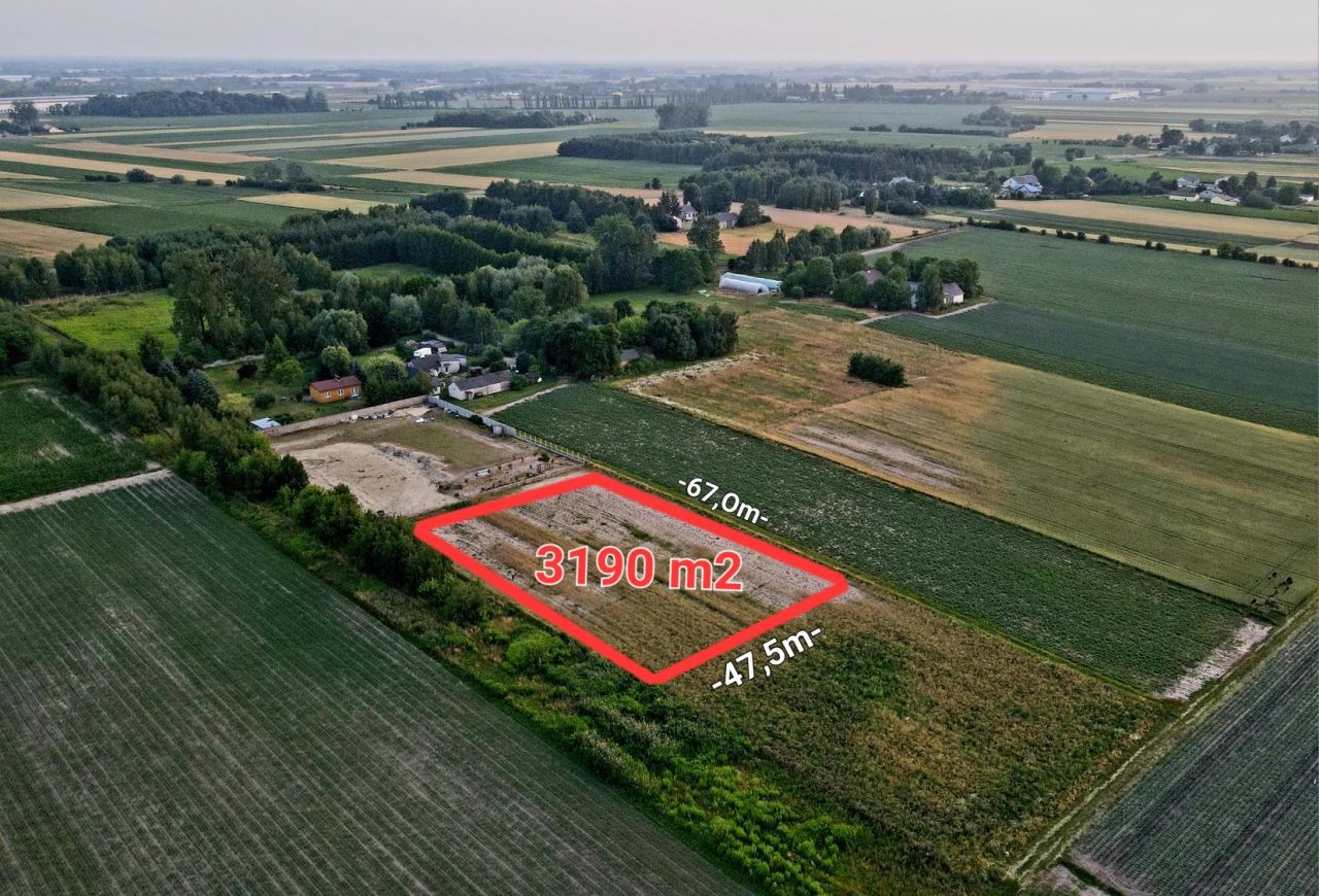 Działka budowlana Milęcin. Zdjęcie 1