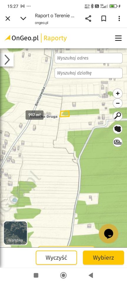 Działka budowlana Rosocha Rosocha Pierwsza. Zdjęcie 4