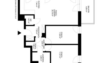 Mieszkanie 4-pokojowe Warszawa Ursus, ul. Stanisława Bodycha