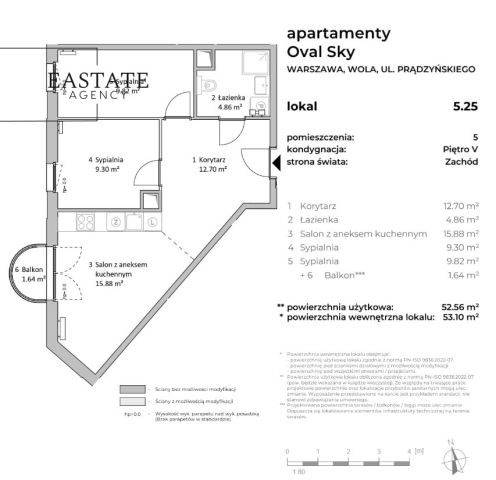 Mieszkanie 3-pokojowe Warszawa Wola, ul. Ignacego Prądzyńskiego. Zdjęcie 7