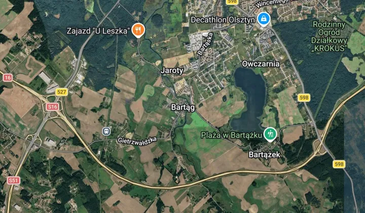 Działka budowlana Bartąg, ul. Rumiankowa
