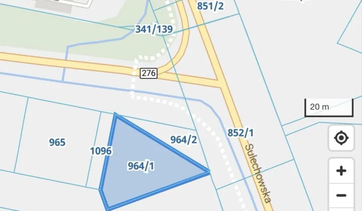 Działka budowlana Świebodzin, ul. Sulechowska