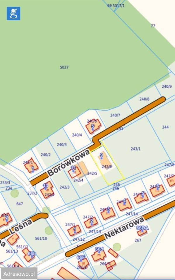 Działka budowlana Dąbcze