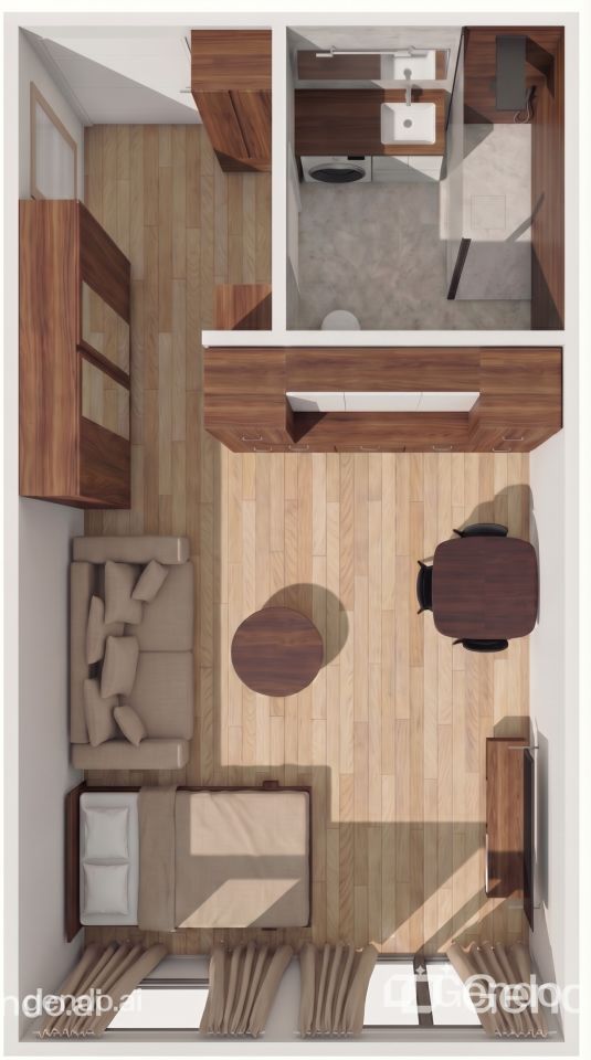 Mieszkanie 1-pokojowe Kraków Płaszów, ul. Mierzeja Wiślana. Zdjęcie 8