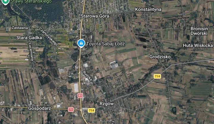 Działka budowlana Rzgów, ul. Górna