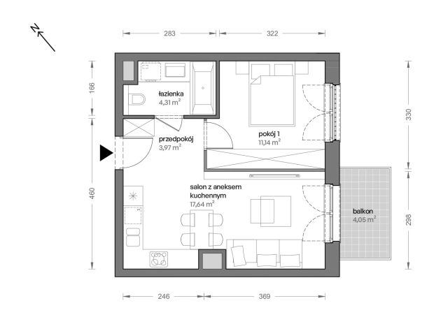 Mieszkanie 2-pokojowe Katowice Brynów, ul. Ceglana. Zdjęcie 7