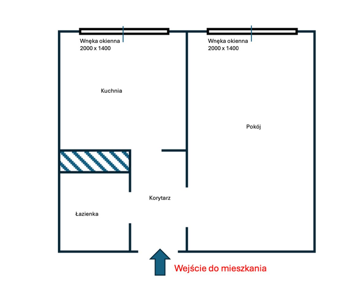 Mieszkanie 1-pokojowe Poznań Rataje, os. Oświecenia. Zdjęcie 10
