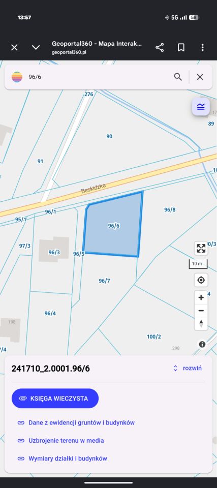 Działka budowlana Bystra. Zdjęcie 4