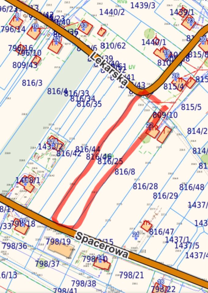 Działka budowlana Łączany, ul. Spacerowa. Zdjęcie 5