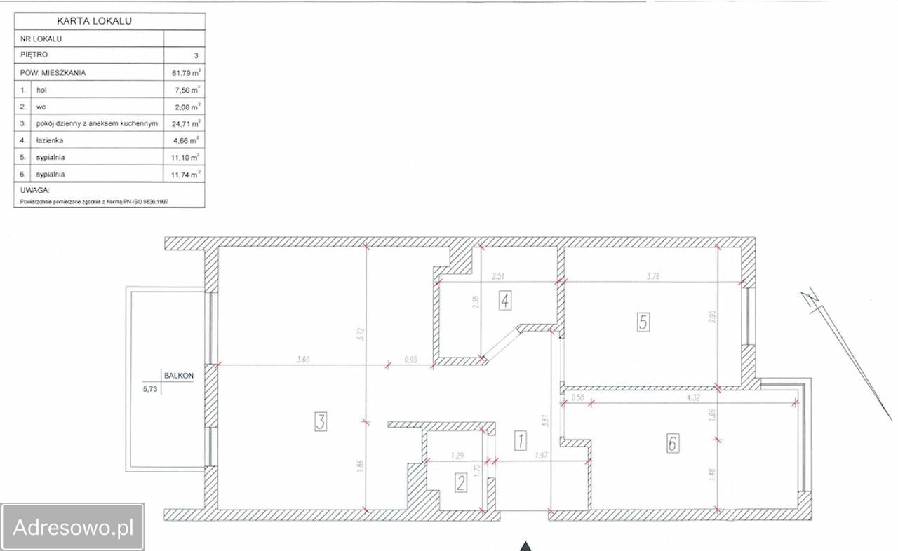 Mieszkanie 3-pokojowe Warszawa Włochy, ul. Śląska. Zdjęcie 17