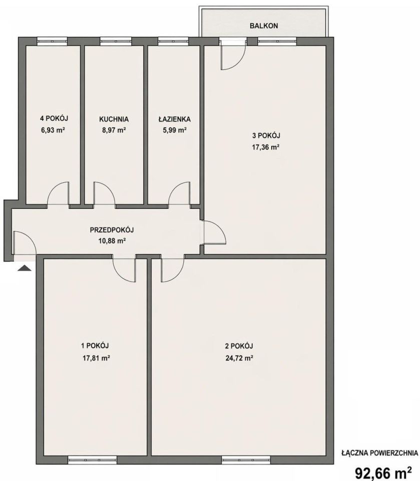Mieszkanie 4-pokojowe Wrocław Plac Grunwaldzki, ul. Oskara Minkowskiego. Zdjęcie 6