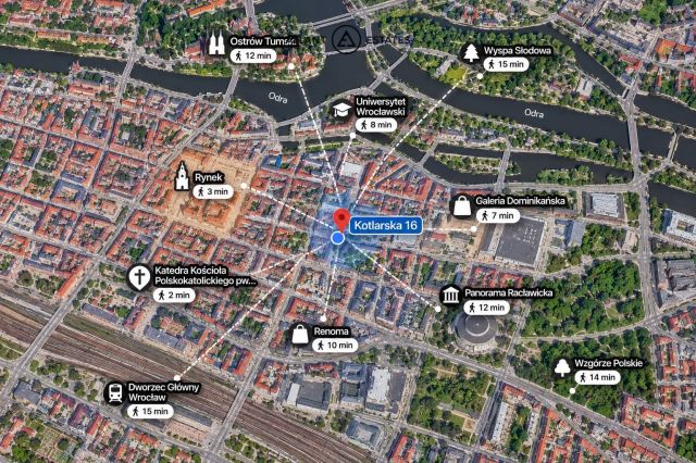 Mieszkanie 3-pokojowe Wrocław Stare Miasto, ul. Kotlarska. Zdjęcie 17