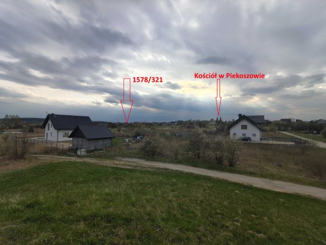 Działka budowlana Piekoszów. Zdjęcie 1