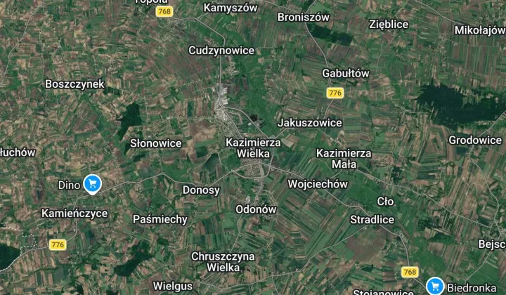 Działka rolno-budowlana Kazimierza Wielka Budzyń, ul. Budzyńska