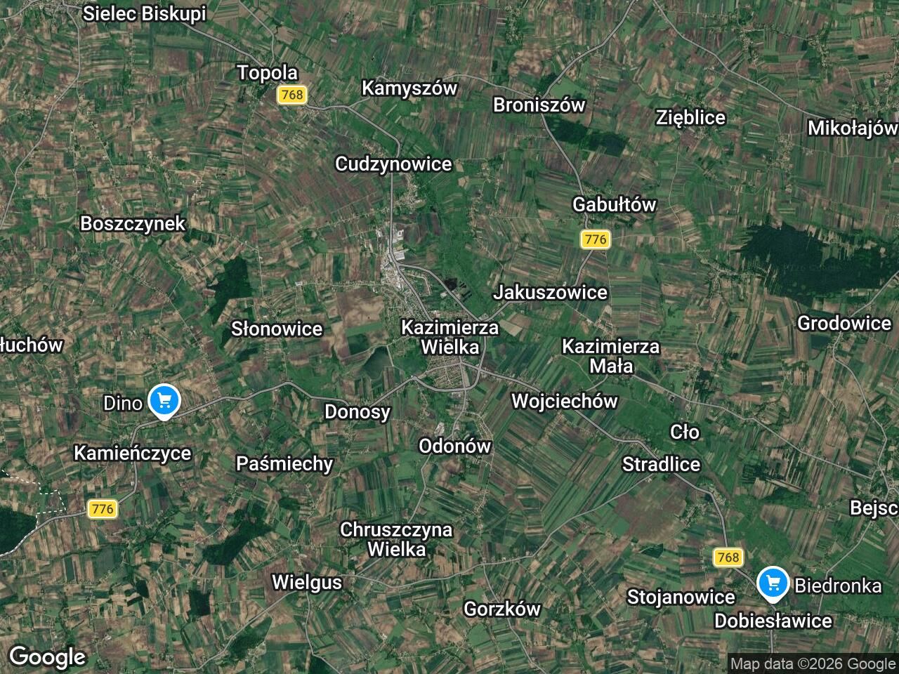 Działka na sprzedaż bez pośredników
ul. Budzyńska
Kazimierza Wielka Budzyń