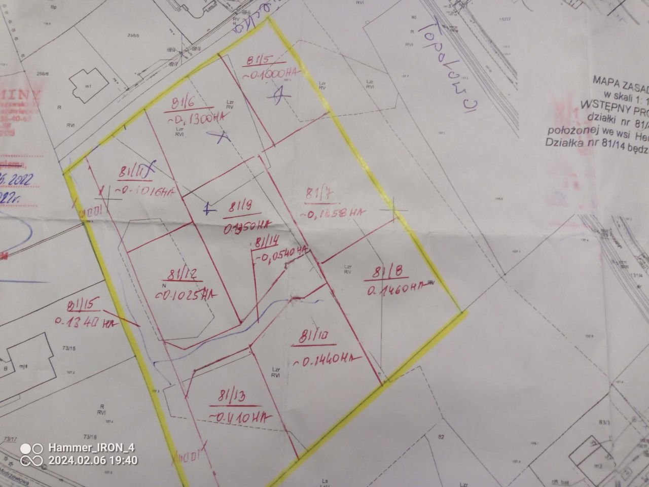 Działka budowlana Henryszew. Zdjęcie 2