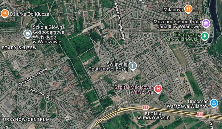 Mieszkanie 2-pokojowe Warszawa Wilanów, ul. Księdza Prymasa Augusta Hlonda