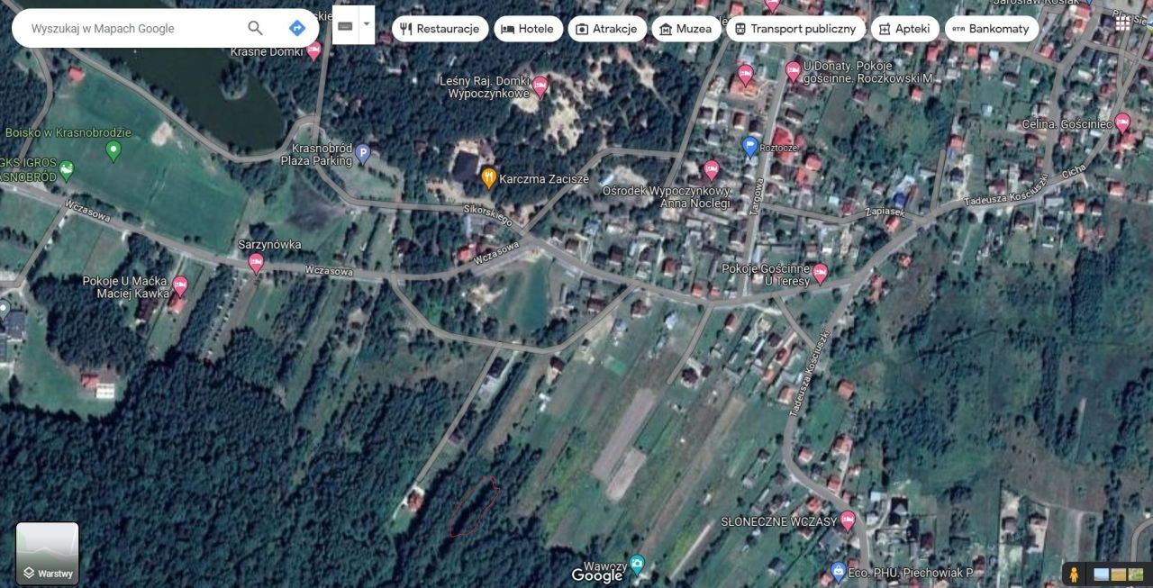 Działka rekreacyjna Krasnobród, ul. Sikorskiego. Zdjęcie 3