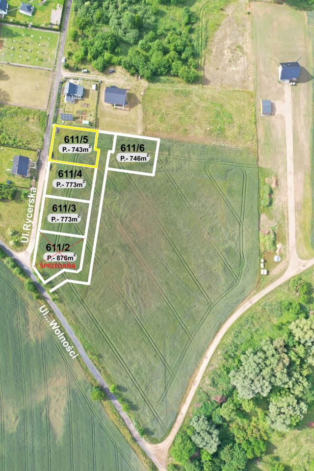 Działka budowlana Recz, ul. Wolności. Zdjęcie 2