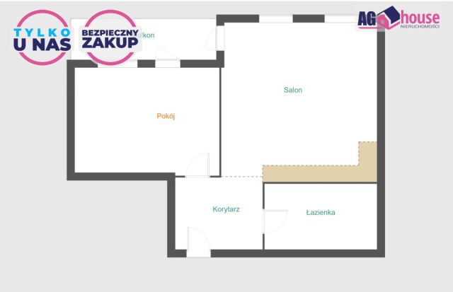 Mieszkanie 2-pokojowe Gdańsk Letnica, ul. Starowiejska. Zdjęcie 17