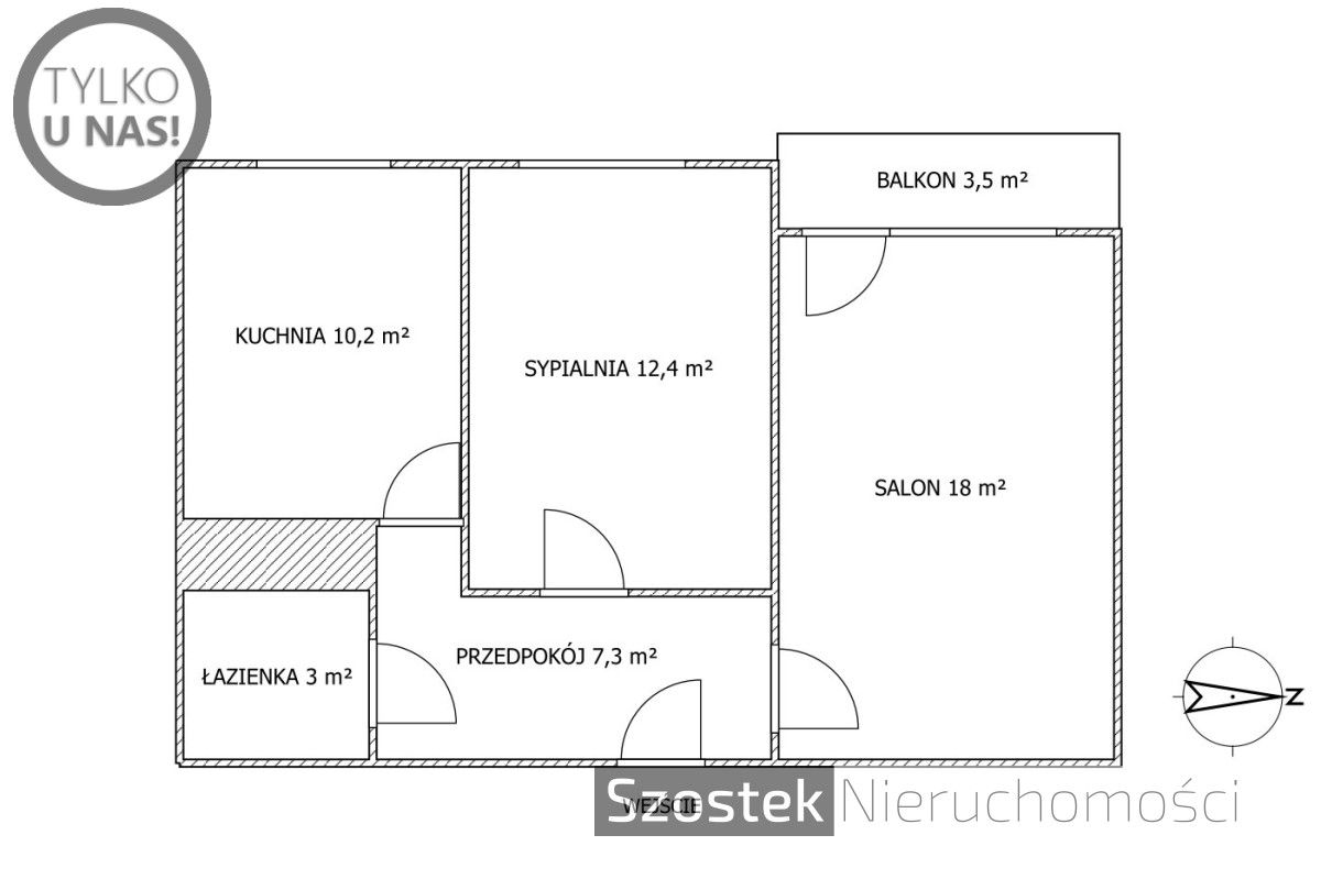 Mieszkanie 2-pokojowe Częstochowa Północ, ul. Witosa. Zdjęcie 19