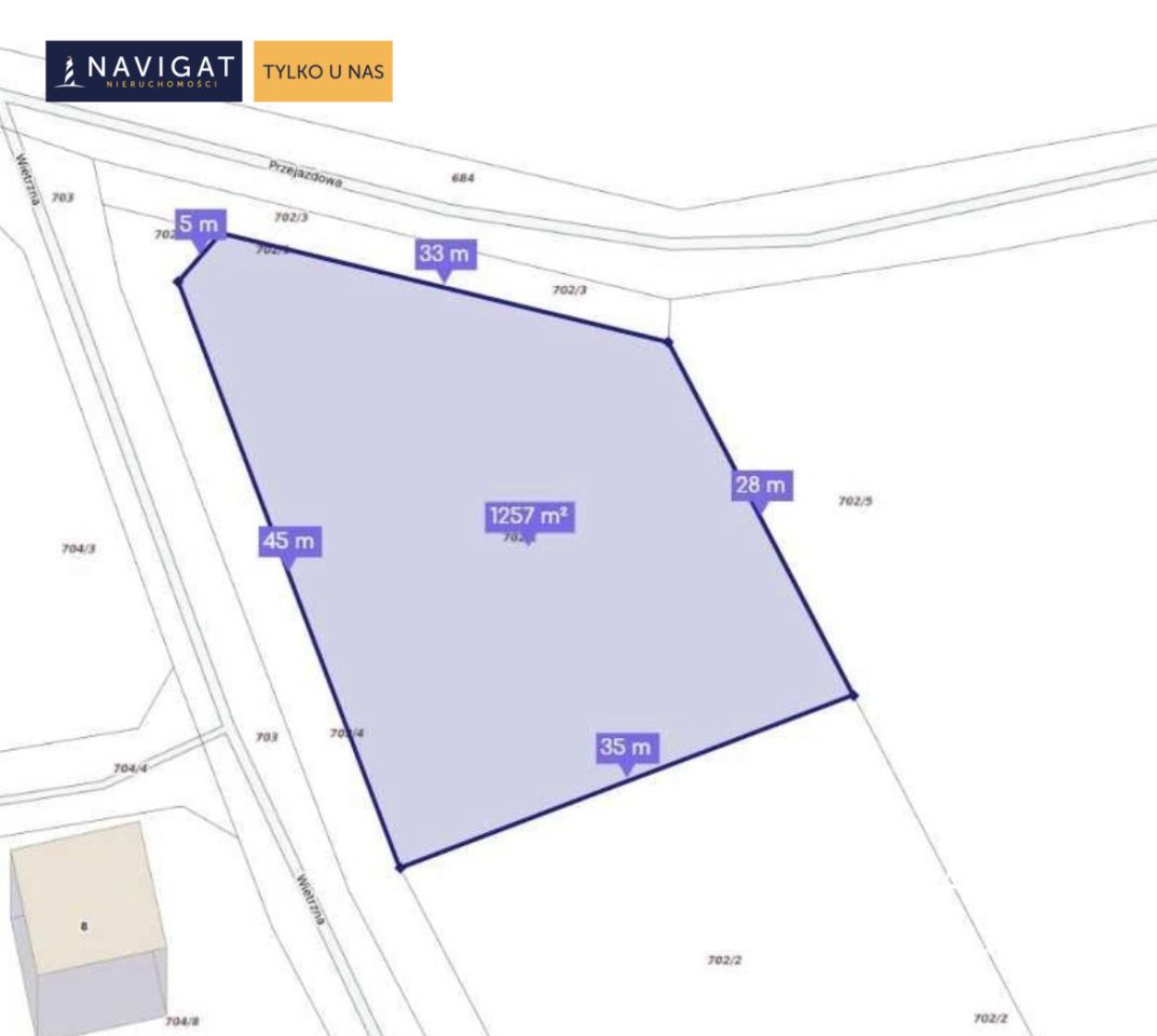 Działka inwestycyjna Szemudzka Huta, ul. Przejazdowa. Zdjęcie 8