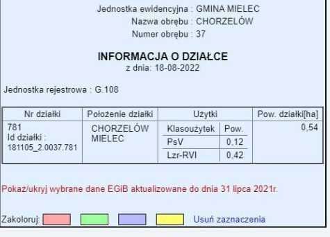 Działka inwestycyjna Chorzelów. Zdjęcie 2