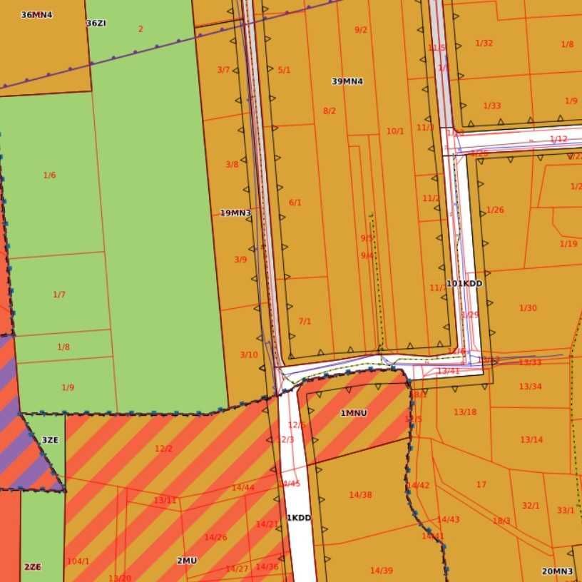 Działka budowlana Zawiercie Ręby, ul. Miejska. Zdjęcie 2