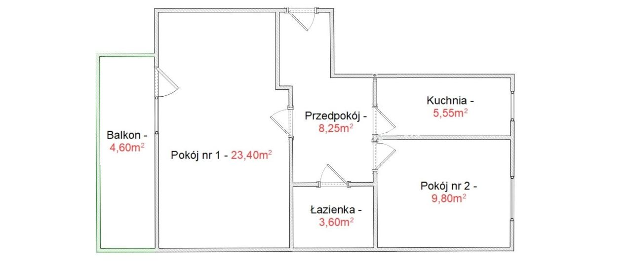 Mieszkanie 2-pokojowe Iława, ul. 1 Maja. Zdjęcie 8