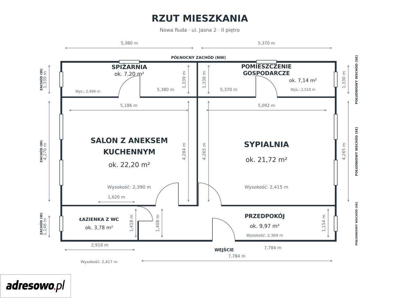 Mieszkanie 2-pokojowe Nowa Ruda, ul. Jasna. Zdjęcie 21