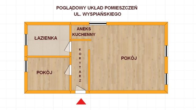Mieszkanie 2-pokojowe Elbląg, ul. Stanisława Wyspiańskiego. Zdjęcie 7