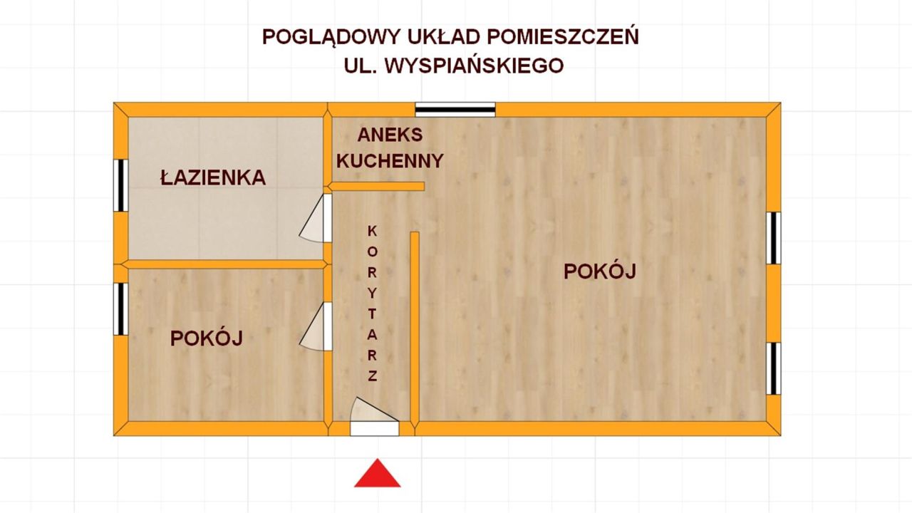 Mieszkanie 2-pokojowe Elbląg, ul. Stanisława Wyspiańskiego. Zdjęcie 7