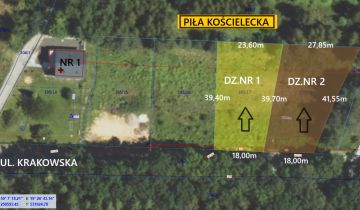 Działka budowlana Piła Kościelecka Gajówka, ul. Krakowska