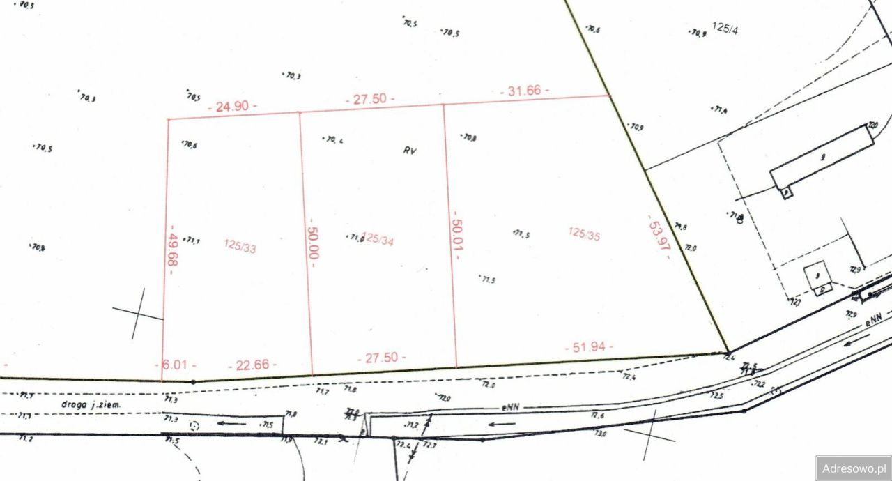 Działka budowlana Bzowo. Zdjęcie 2