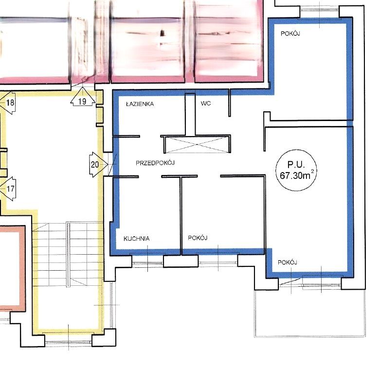 Mieszkanie 3-pokojowe Tarnów Piaskówka, ul. Piotra Skargi. Zdjęcie 21
