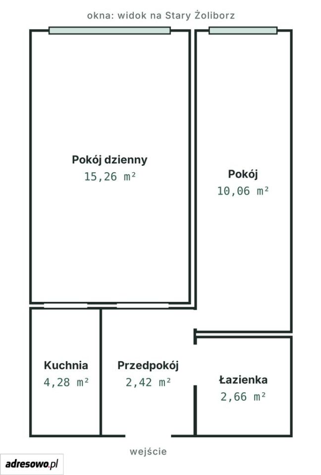 Mieszkanie 2-pokojowe Warszawa Żoliborz, ul. Kazimierza Promyka. Zdjęcie 10