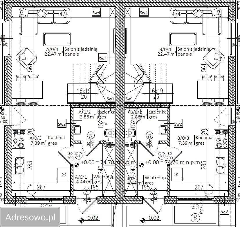 dom szeregowy, 4 pokoje Nowy Dwór Mazowiecki. Zdjęcie 4