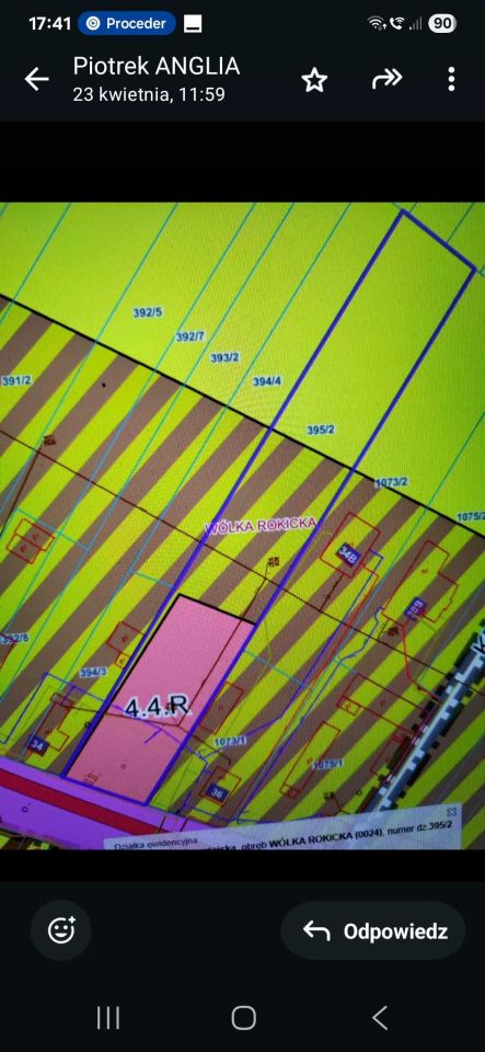 Działka budowlana Wólka Rokicka