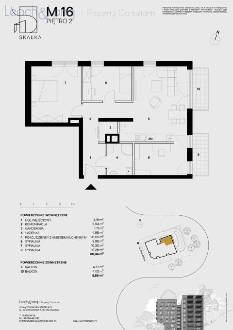 Mieszkanie 4-pokojowe Kraków Dębniki, ul. Ceglarska. Zdjęcie 6