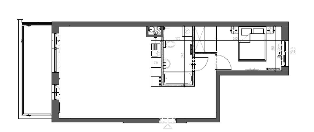 Mieszkanie 2-pokojowe Kielce KSM, al. Solidarności. Zdjęcie 14