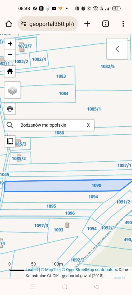Działka rolno-budowlana Bodzanów. Zdjęcie 2